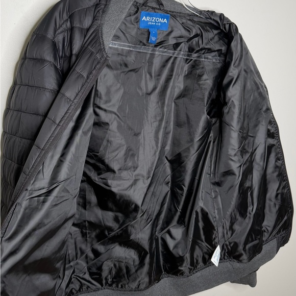 Arizona Jean Company Men’s Black Quilted Puffer Jacket - Picture 5 of 5
